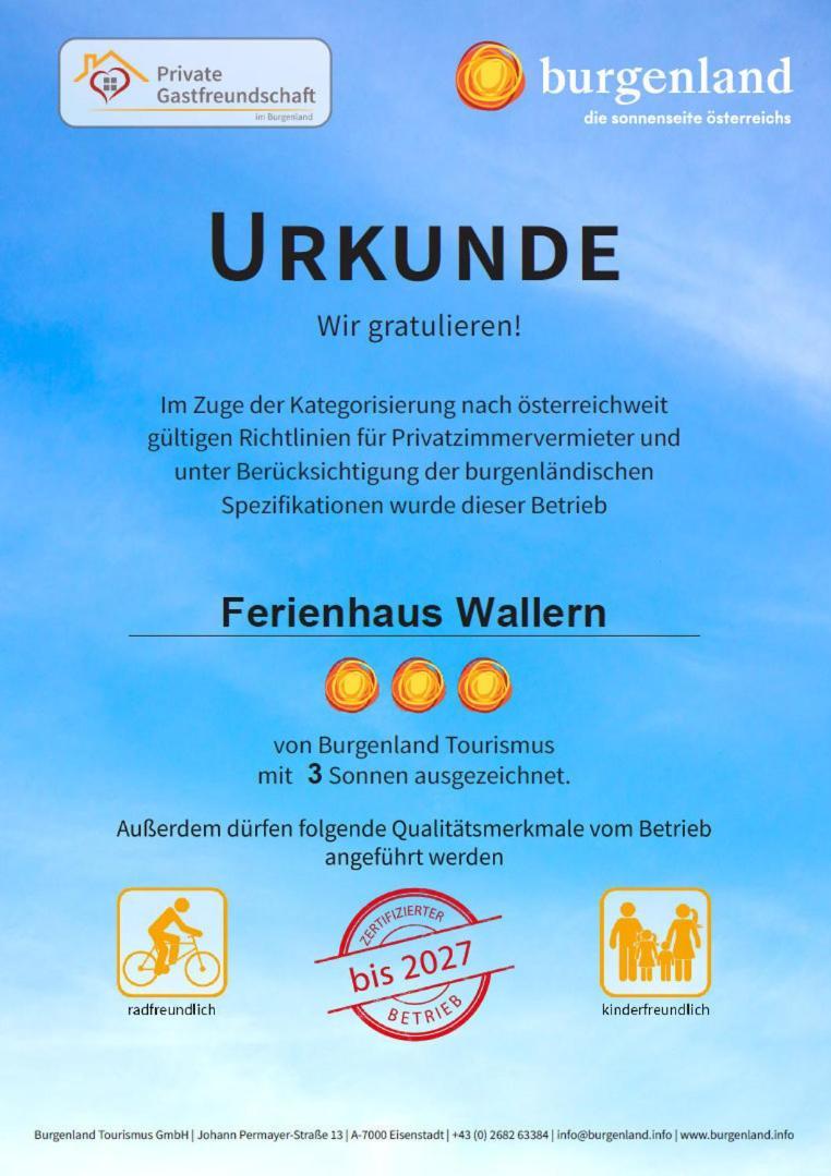 Ferienhaus Wallern Im Burgenland Екстериор снимка